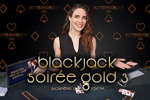 Blackjack Soirée Gold 3 - KINGBET189